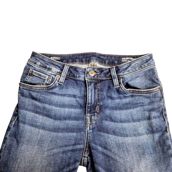 Mid Rise Skinny Alexa Jeans in Mid Blue Buffalo David Britton - Picture 5 of 15